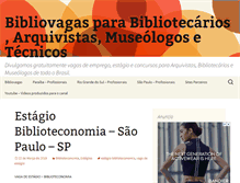 Tablet Screenshot of bibliovagas.com.br